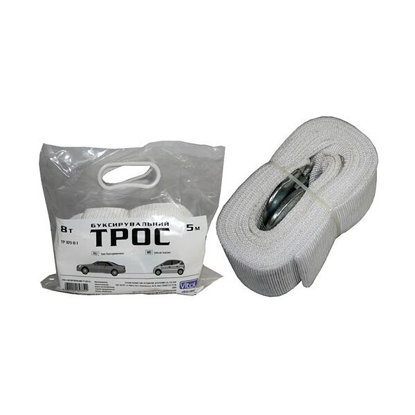 

Трос 8Т х75мм х5,0м TP-109-8-1 крюк/кулёк