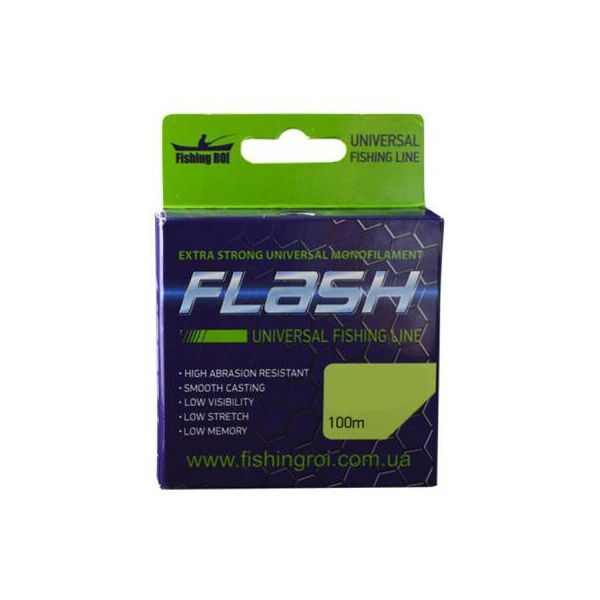 

Леска Fishing ROI FLASH Universal Line 100м 0,24мм 6.0кг (47-00-024)