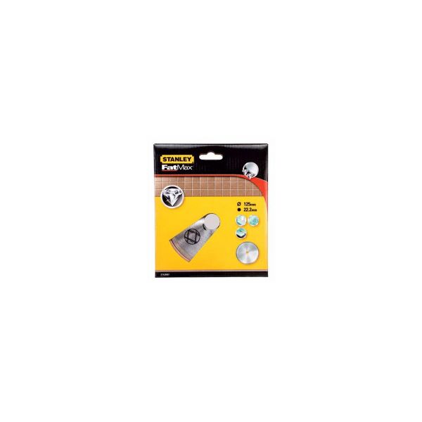 

Диск Stanley алмазный 125x22.2 кафель/керамика цельный (STA38007)