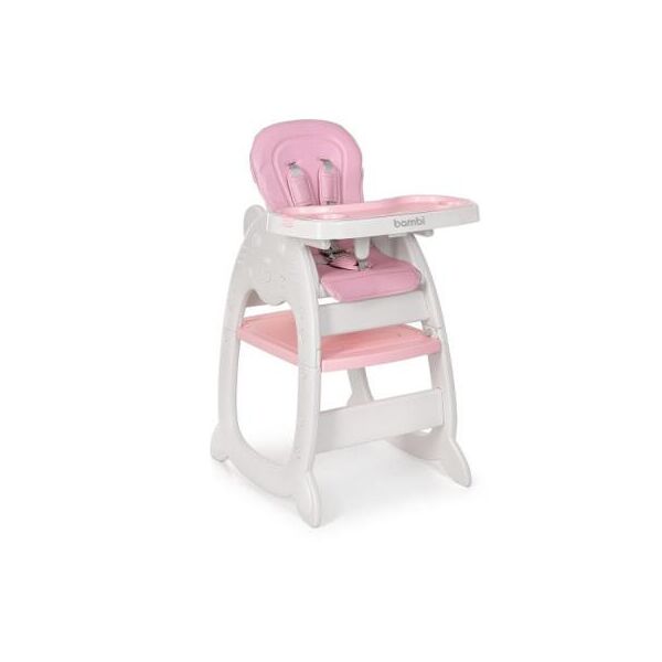 

Стульчик для кормления Bambi 2 в 1 pink (M 3612-8 pink)