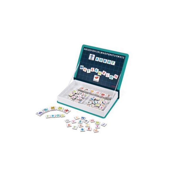 

Развивающая игрушка Janod Магнитная книга Английский алфавит (J02712)