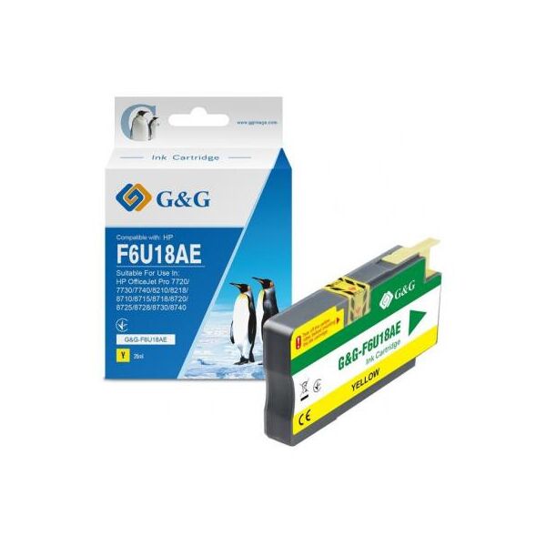 

Картридж G&G HP No.953XL Yellow 1.6K (G&G-F6U18AE)