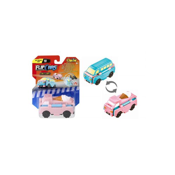 

Машина Flip Cars 2 в 1 Автомобиль с мороженым и Мини-фургон (EU463875-18)