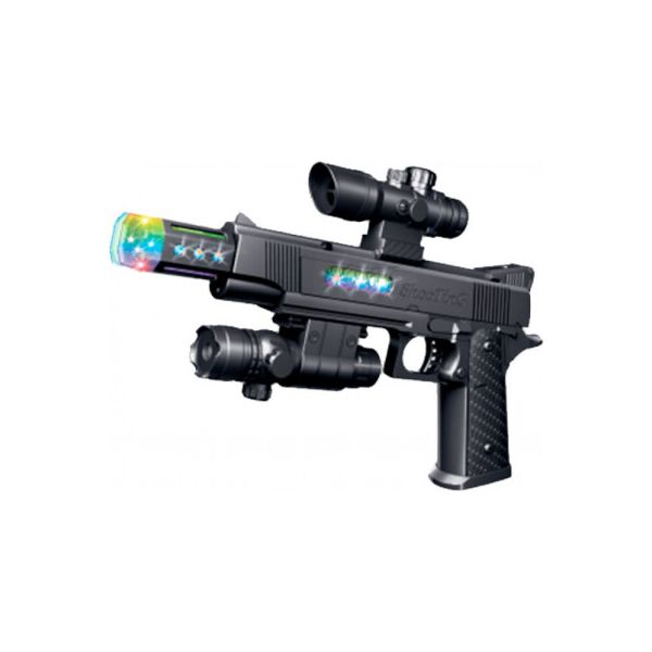 

Игрушечное оружие ZIPP Toys Пистолет свето-звуковой Colt 1911 , черный (828B)
