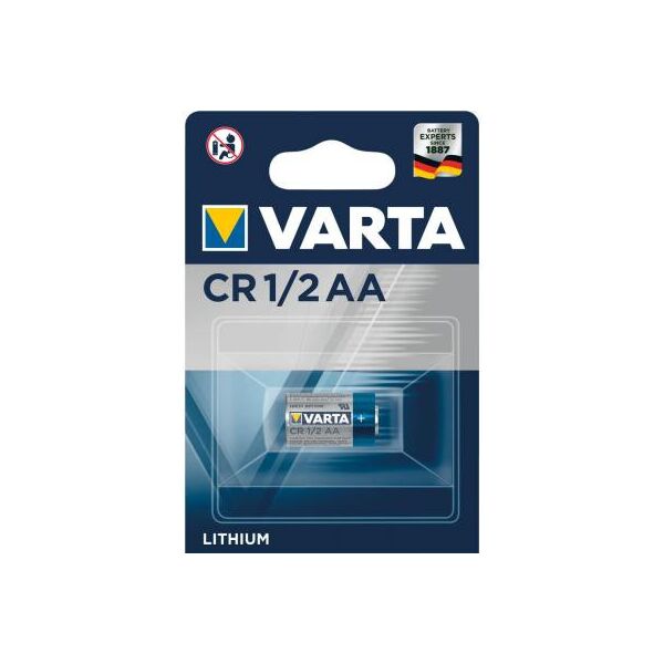 

Батарейка CR 1/2 AA Lithium Varta (06127101401)
