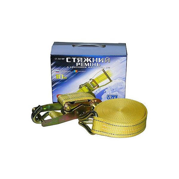 

Стяжка груза 5T х50мм х10м ST-212-10 YL (color box) (компл.)