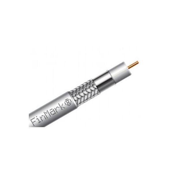 

Кабель телевизионный FinMark RG-660, CU, 100м, white (F660BVcu_100_white)
