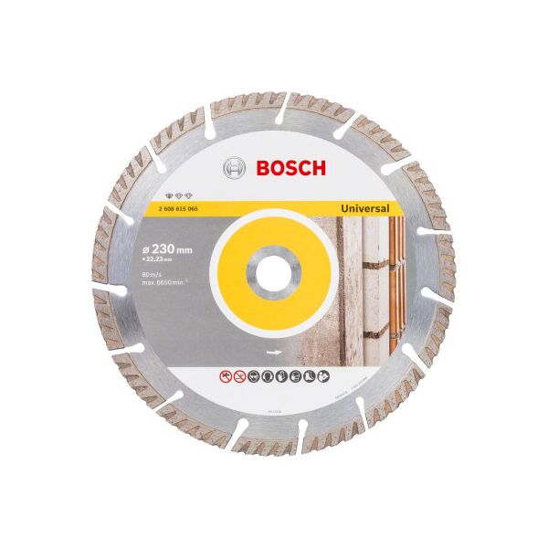

Диск Bosch Standart for Universal 230-22.23, по бетону (2.608.615.065)