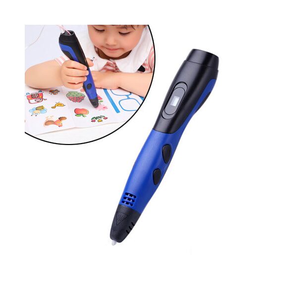 

3D-ручка для творчества c OLED-дисплеем USB Air Pen с филаментом, в чехле