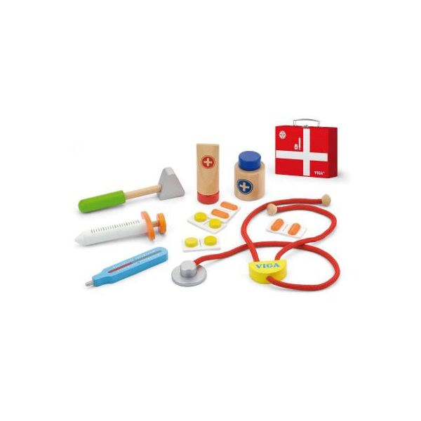 

Игровой набор Viga Toys Чемоданчик доктора (50530)