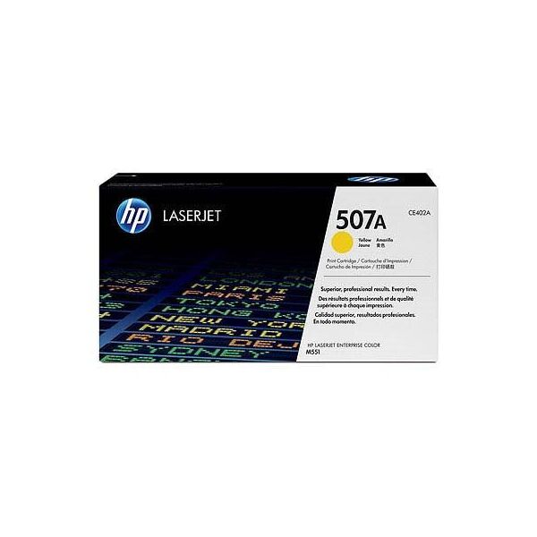 

Картридж HP CLJ 507A yellow, для Enterprise 500 Color M551 (CE402A)