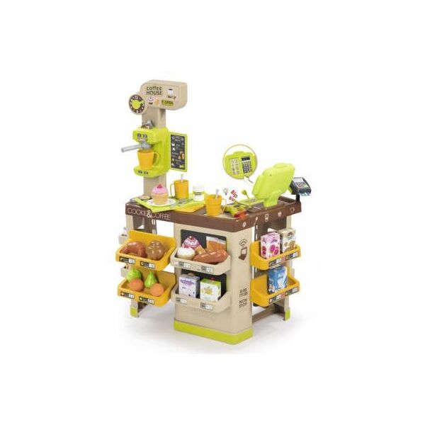 

Игровой набор Smoby Интерактивная кофейня Coffee House со звуковыми эффектами (350214)
