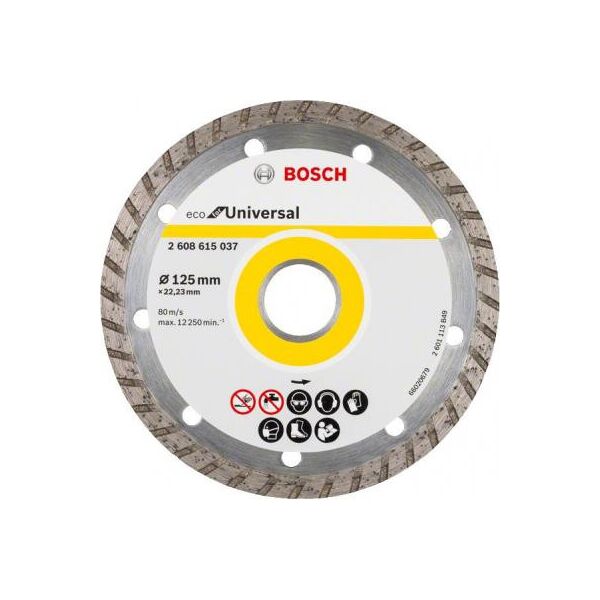 

Круг отрезной BOSCH ECO Universal Turbo 125-22.23 (2.608.615.037)