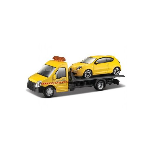 

Спецтехника Bburago Автоперевозчик с автомоделью Alfa Romeo Mito (18-31406)