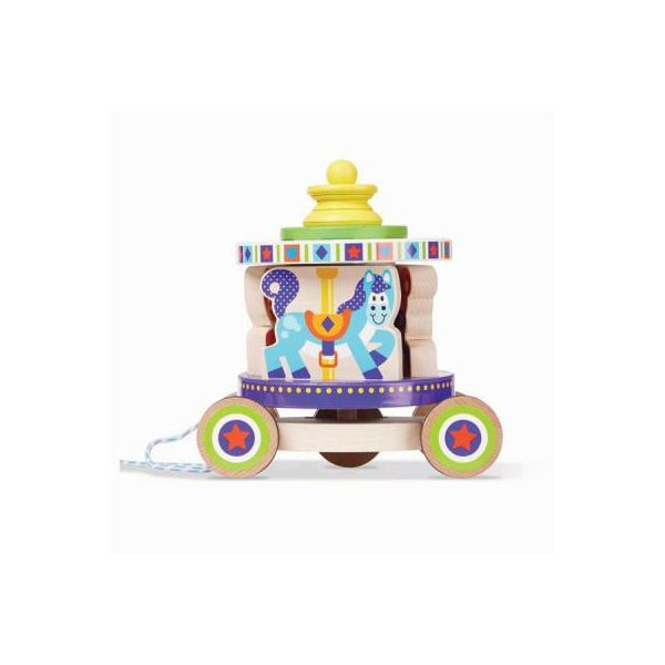 

Развивающая игрушка Melissa&Doug Первая деревянная игрушка Карусель (MD13616)