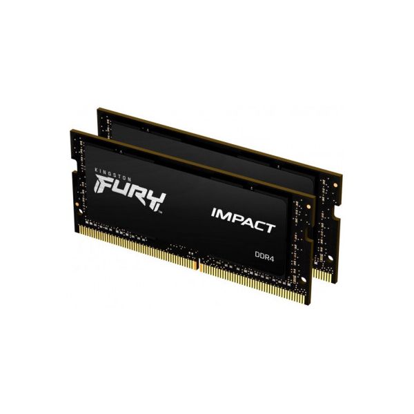 

Модуль памяти для ноутбука SoDIMM DDR4 32GB (2x16GB) 2666 MHz FURY Impact Kingston Fury (ex.HyperX) (KF426S16IBK2/32)