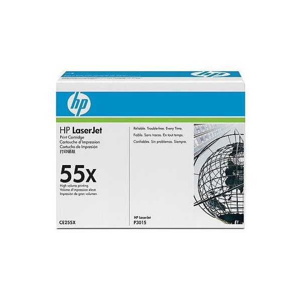 

Картридж HP LJ 55X P3015 series black (max) (CE255X)