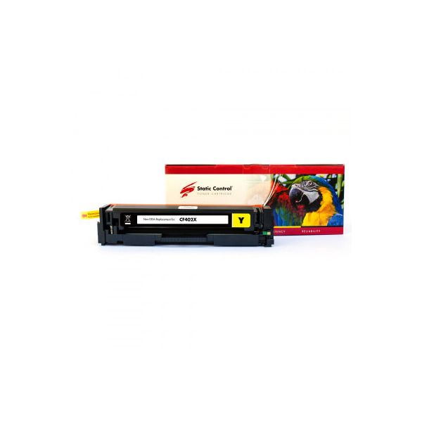 

Картридж Static Control HP CF402X (201X), Canon 045H yellow Parrot (002-01-LF402X)