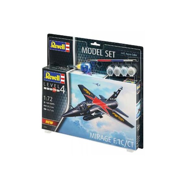 

Сборная модель Revell Набор истребитель Дассо «Мираж» F1. Масштаб 1:72 (RVL-64971)