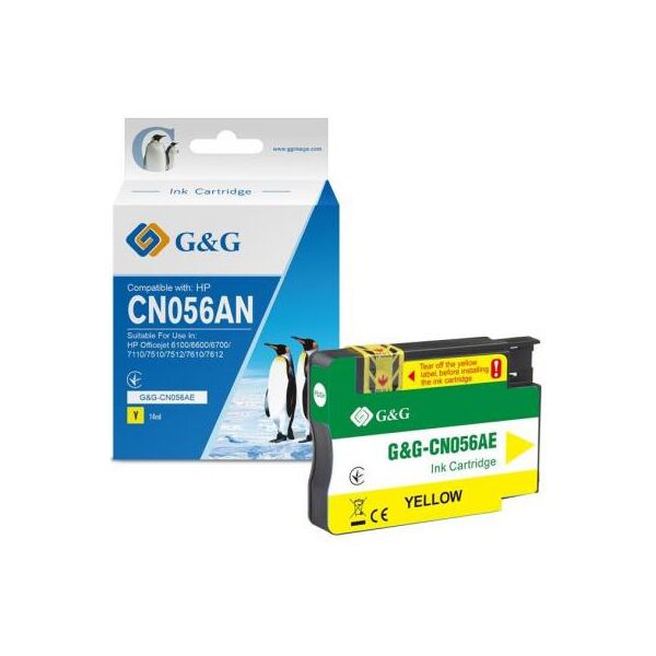 

Картридж G&G HP No.933 XL Premium Yellow (G&G-CN056AE)