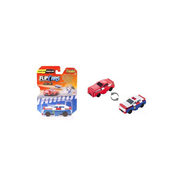 

Машина Flip Cars 2 в 1 Полицейский автомобиль и Спорткар (EU463875-04)