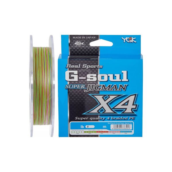 

Шнур YGK Super Jig Man X4 200m Multi Color 1.0/0.165mm 18lb (5545.00.54)