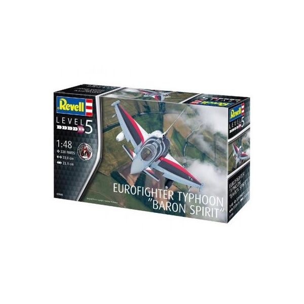 

Сборная модель Revell Многоцелевой истребитель Тайфун "Барон Спирит". Масштаб 1:48 (RVL-03848)