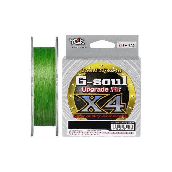 

Шнур YGK G-Soul X4 Upgrade 100m 0.4/8lb Light Green (5545.01.34)