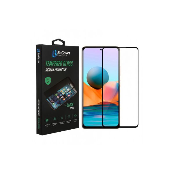 

Стекло защитное BeCover Xiaomi Redmi Note 10 5G Black (706653)
