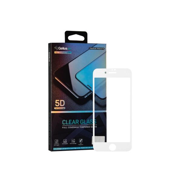 

Стекло защитное Gelius Pro 5D Clear Glass for iPhone 7/8 White (00000070943)