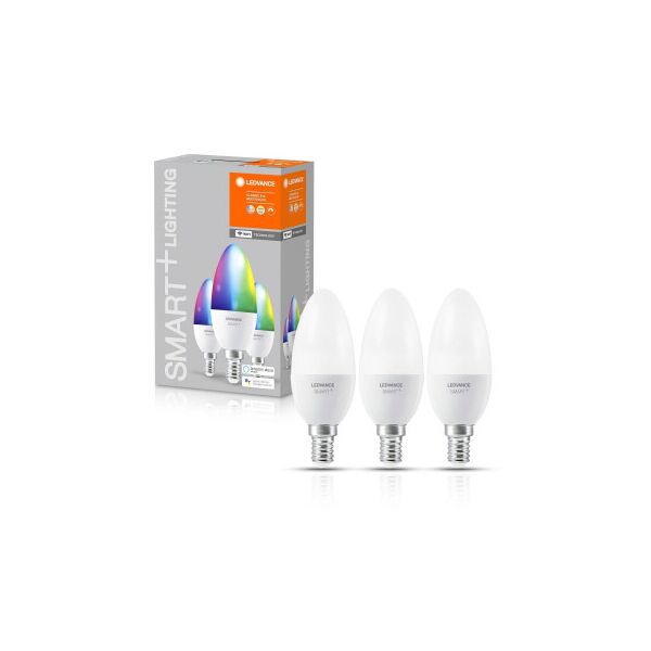 

Умная лампочка Osram LEDSMART+ WiFi B40 5W (470Lm) 2700-6500K + RGB E14 (4058075485938)