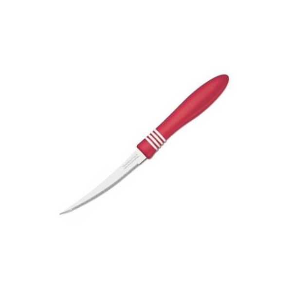 

Кухонный нож Tramontina COR & COR для томатов 127 мм Red (23462/175)