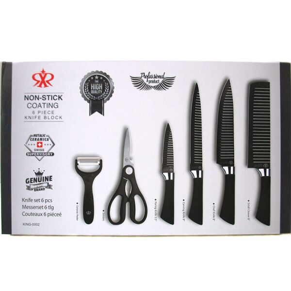 

Набор ножей non-stick king-0002, 6 предметов