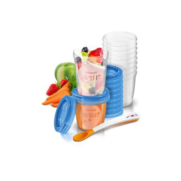 

Контейнер для хранения продуктов Philips AVENT 10 шт х 240 мл+10 x 180 мл (SCF721/20)