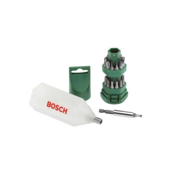 

Набор бит BOSCH 24 шт + магнитный держатель (2.607.019.503)