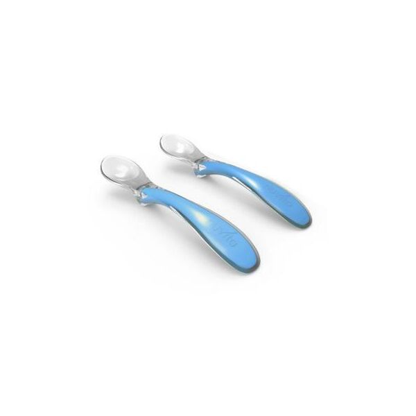 

Набор детской посуды Nuvita ложечки Easy Eating 6м+ 2 шт. Синий (NV8480Blue)