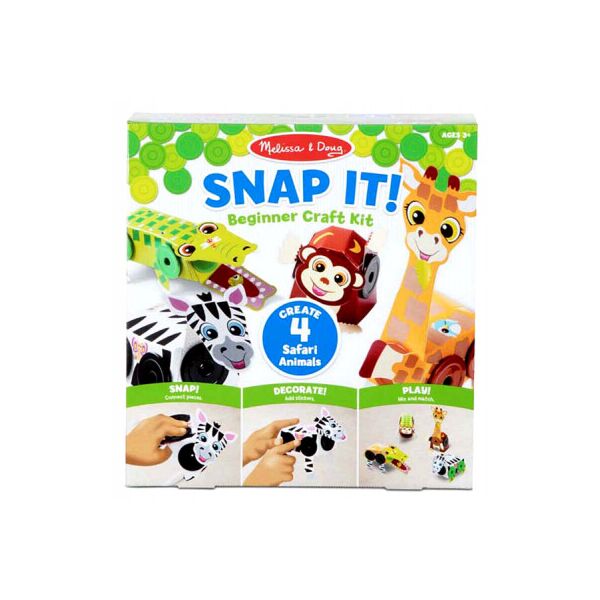

Набор для творчества Melissa&Doug Веселые животные Сафари (MD30190)