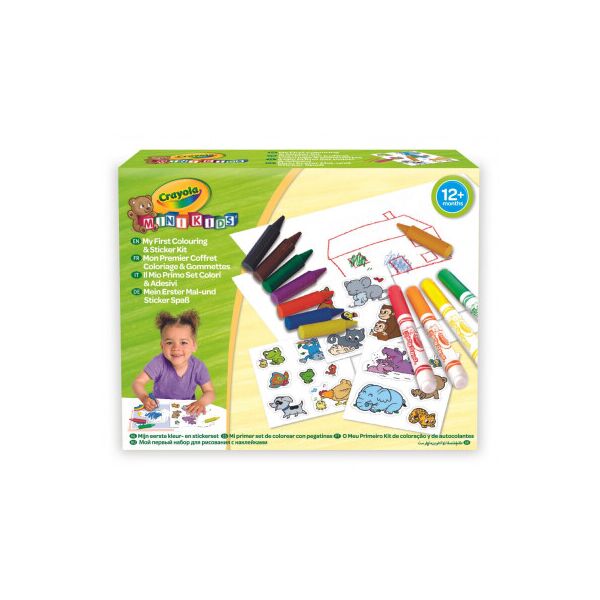 

Набор для творчества Crayola Mini Kids Мой первый набор для рисования со стикерами (256287.106)