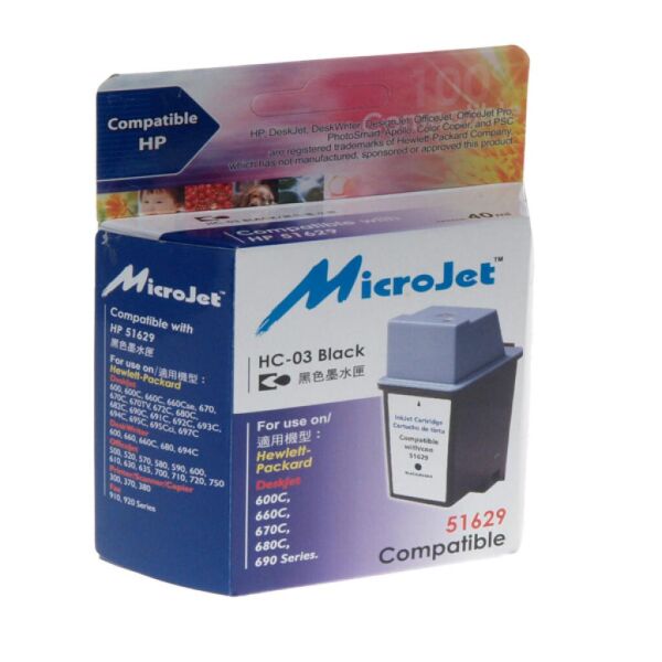 

Картридж Microjet для HP №29 Black (HC-03)