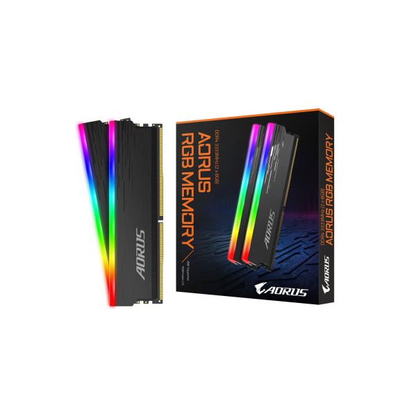 

Модуль памяти для компьютера DDR4 16GB (2x8GB) 3333 MHz AORUS RGB Fusion 2.0 Memory boost Gigabyte (GP-ARS16G33)