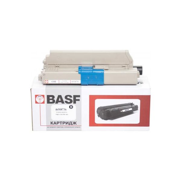 Тонер-картридж BASF OKI C332/MC363 Black 46508736 (KT-46508736)