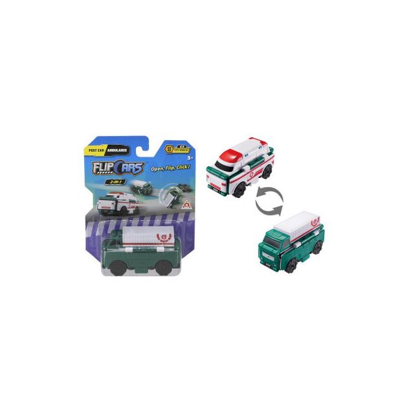 

Машина Flip Cars 2 в 1 Грузовик и Скорая помощь (EU463875-39)