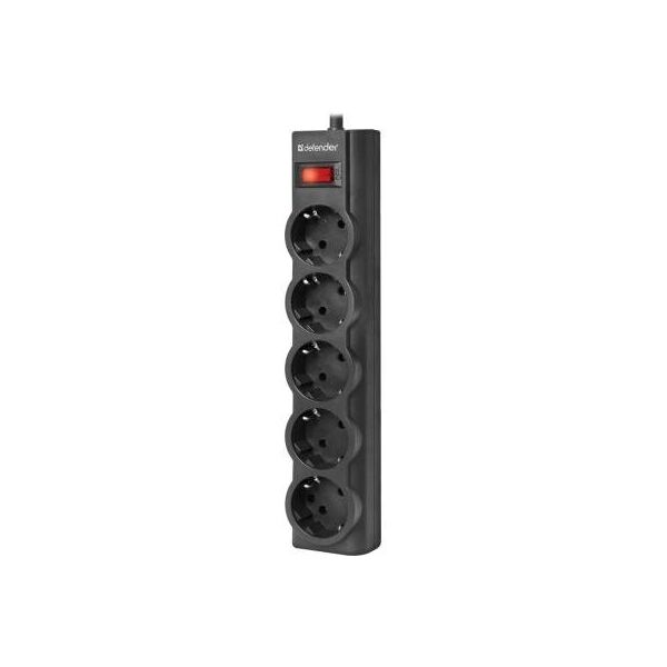 

Сетевой фильтр питания Defender ES largo 3m 5 роз. black (99498)