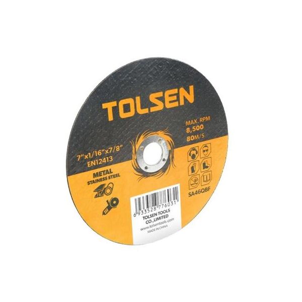 

Диск Tolsen отрезной по металлу/нержавейке 230х2.0*22.2мм (76107)