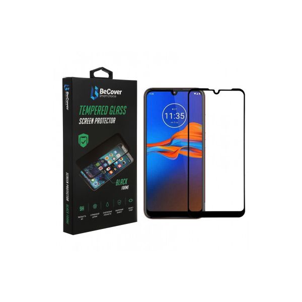 

Стекло защитное BeCover Motorola Moto E6i Black (706654)