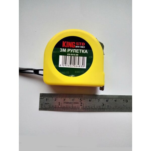 

Рулетка 3м*16мм KS-5019-3M KING STD