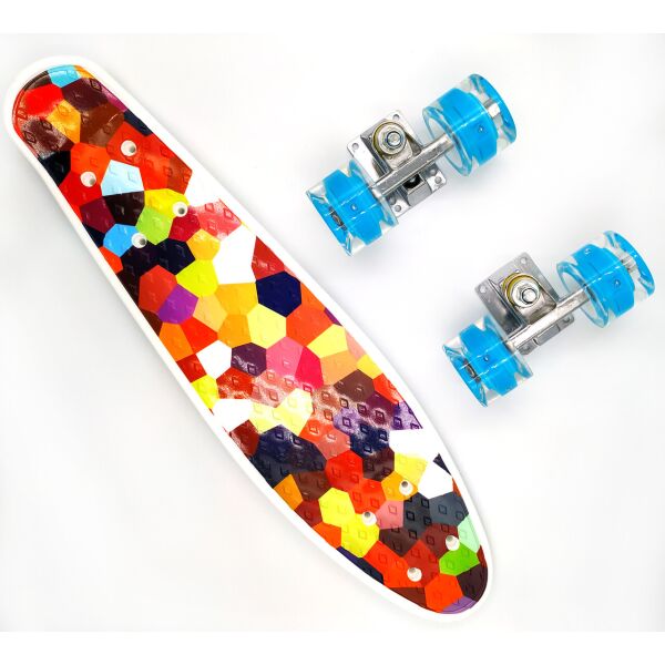 

Пенни борд со светящимися колесами Best Board Мозаика