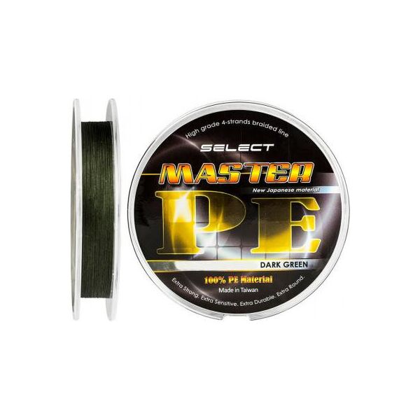 

Шнур Select Master PE 100m 0.06мм 9кг (1870.01.40)
