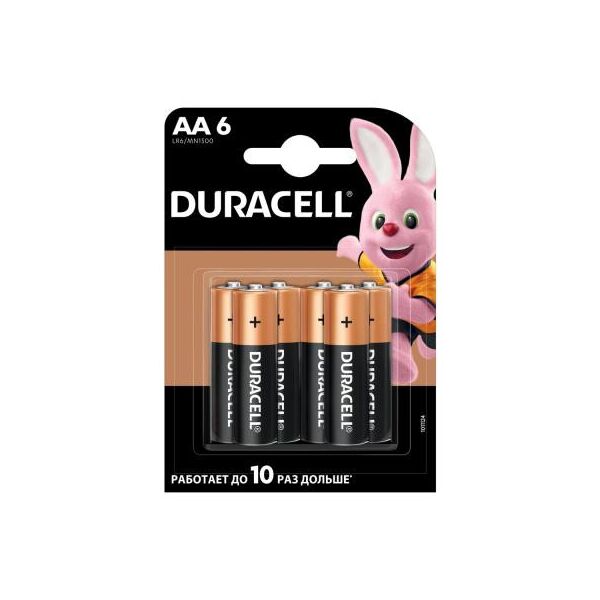 

Батарейка Duracell AAA MN2400 LR03 * 6 (5000394107472 / 81483511)