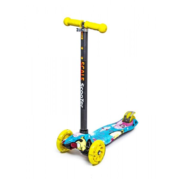 

Детский самокат MAXI Scale Scooter Cool cat Светящиеся колеса